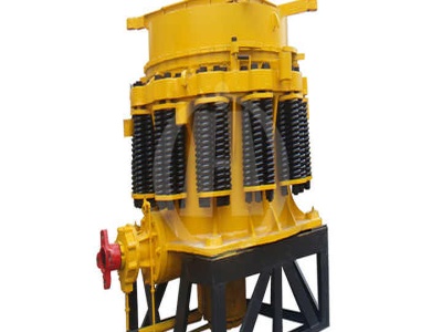 What material is generally broken by a cone crusher?
